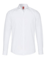 Chemise Pure SLIM FIT UNI POPELINE blanc avec col cutaway en coupe étroite