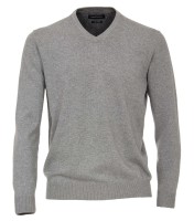 CASAMODA Pullover grau in klassischer Schnittform