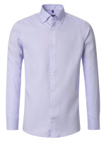 Venti Hemd MODERN FIT FEIN OXFORD flieder mit Button Down Kragen in moderner Schnittform