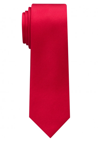 Eterna Krawatte HEMDEN 9029-55 unifarben rot | FEINE