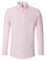 Venti Hemd MODERN FIT FEIN OXFORD rosa mit Button Down Kragen in moderner Schnittform